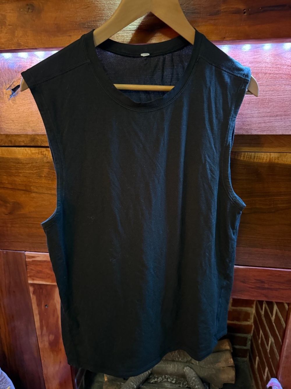 Lululemon Mens Black Muscle Tee, Size Small